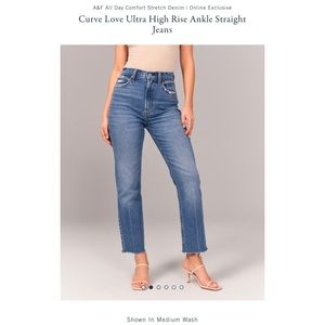 Abercrombie Curve Love Ankle Jeans